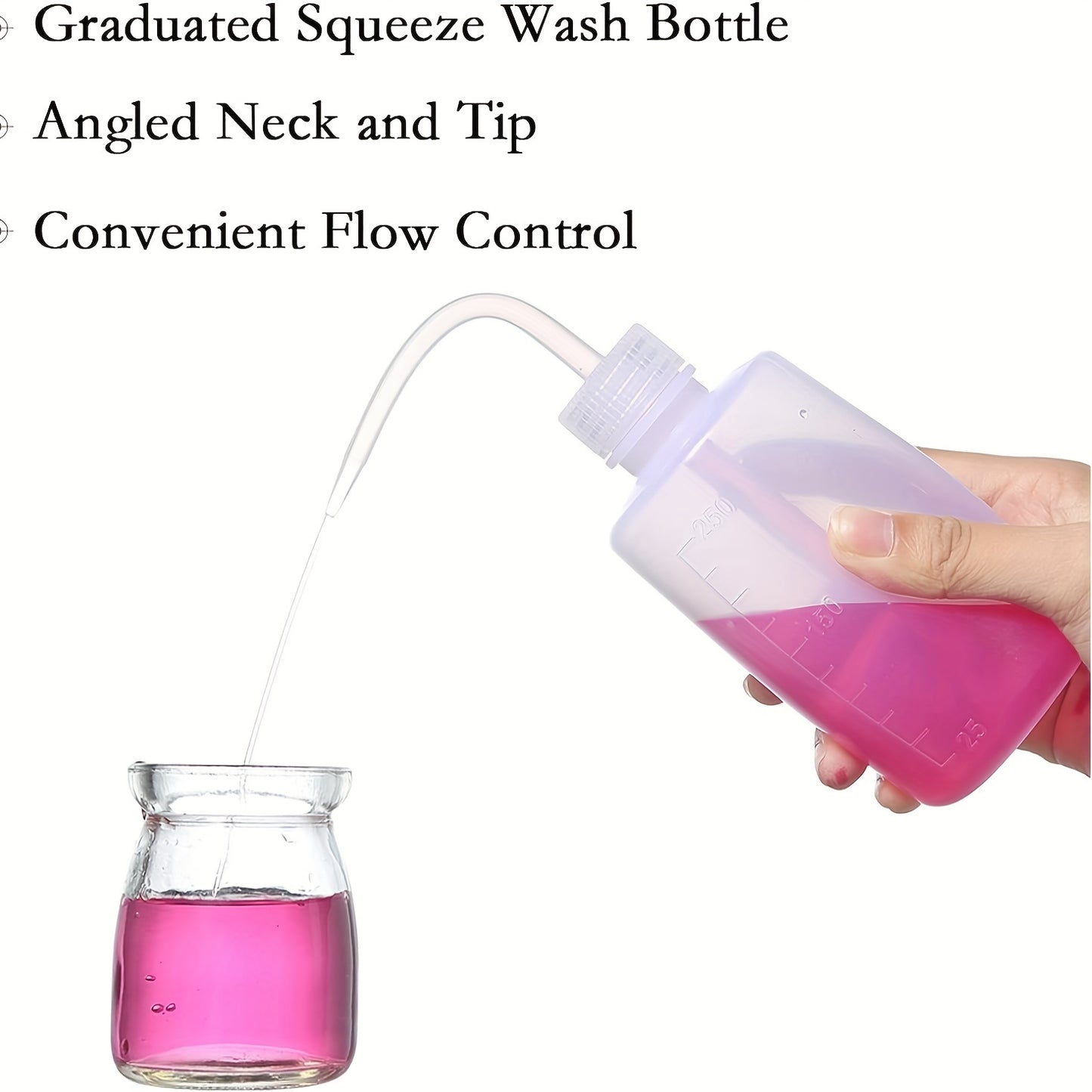 Durable Plastic Easy-Squeeze Watering Can Set - Curved Spout for Succulents & Potted Plants