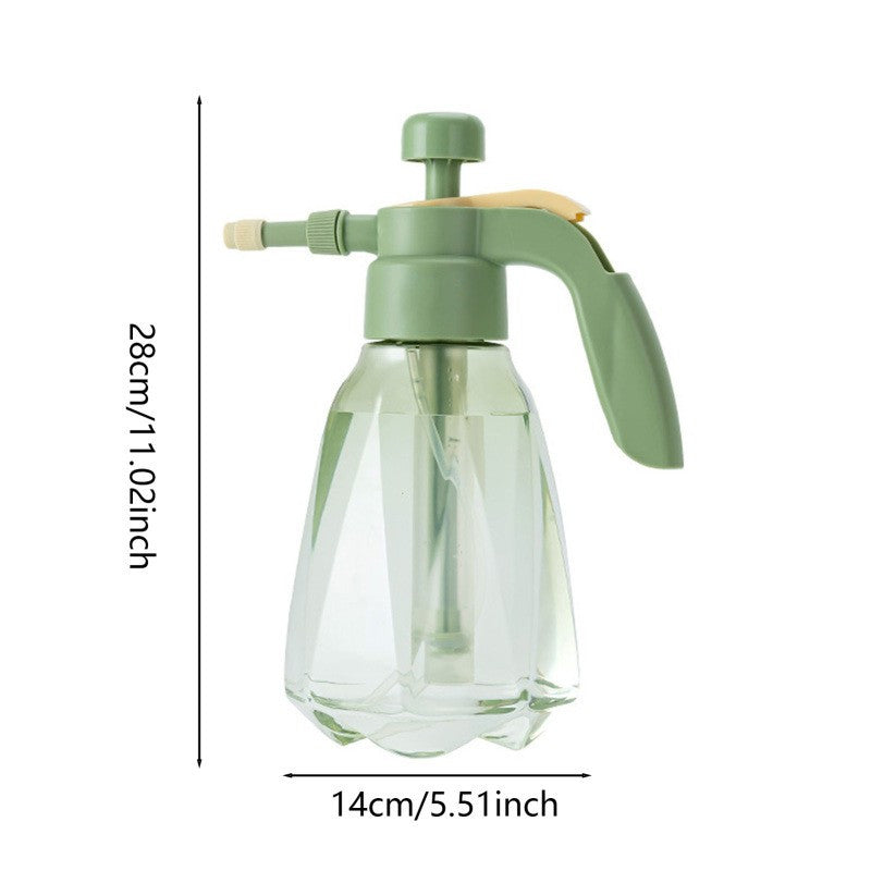 1.5L Large Capacity Transparent Pressure Watering Can - Durable, Easy-to-Use Sprayer for Indoor & Outdoor Plants