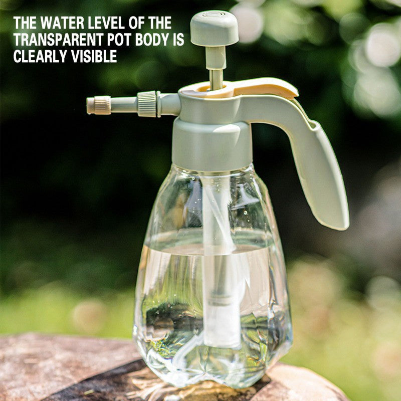 1.5L Large Capacity Transparent Pressure Watering Can - Durable, Easy-to-Use Sprayer for Indoor & Outdoor Plants