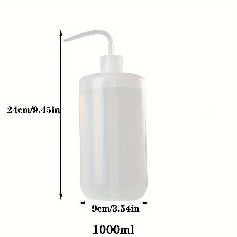 Durable Plastic Easy-Squeeze Watering Can Set - Curved Spout for Succulents & Potted Plants