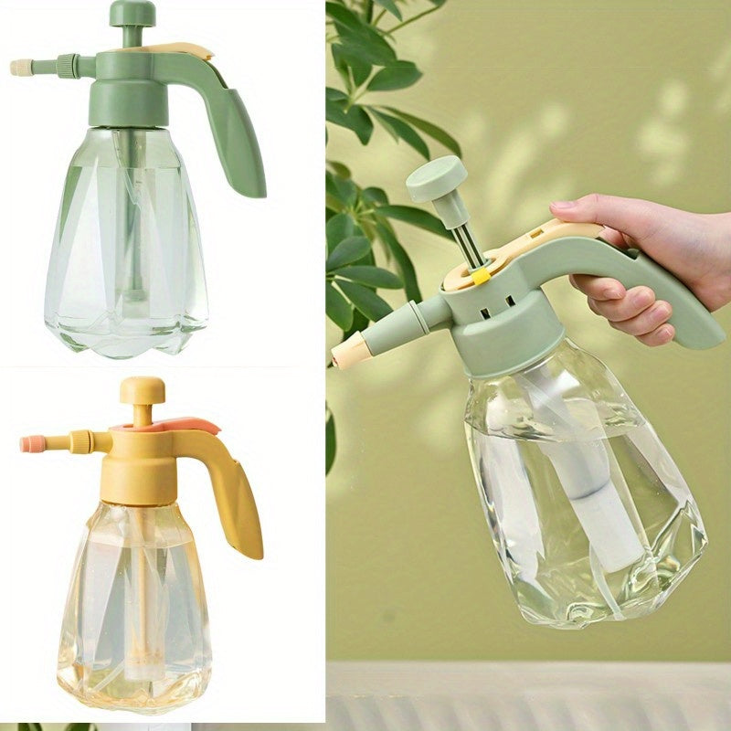 1.5L Large Capacity Transparent Pressure Watering Can - Durable, Easy-to-Use Sprayer for Indoor & Outdoor Plants