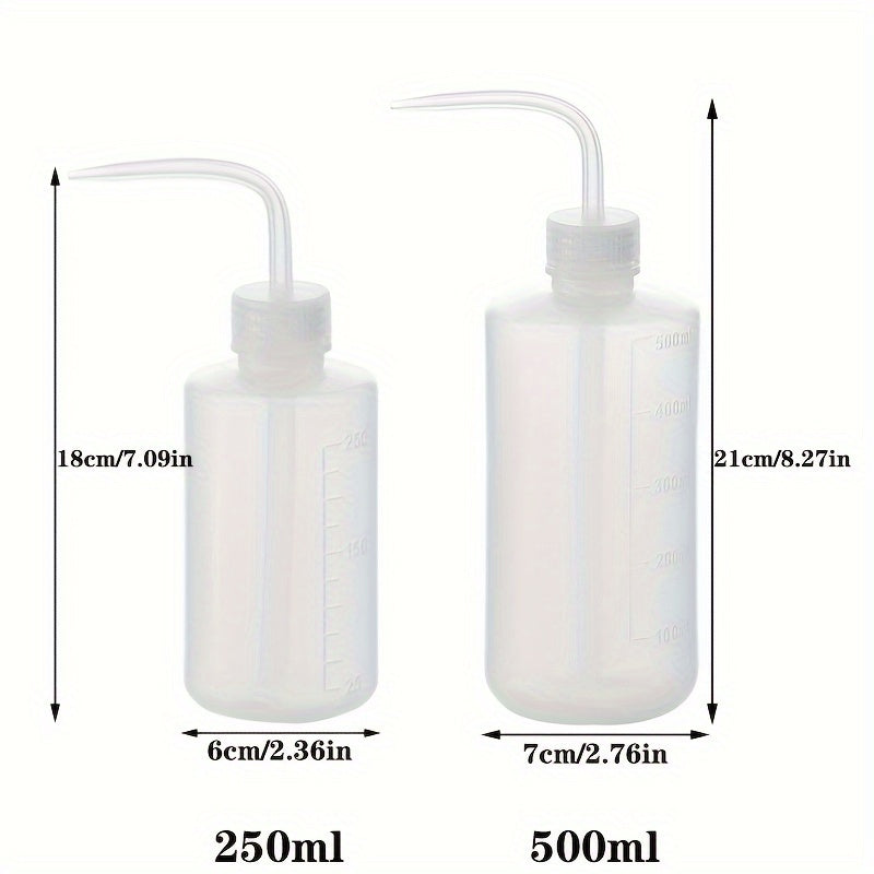 Durable Plastic Easy-Squeeze Watering Can Set - Curved Spout for Succulents & Potted Plants