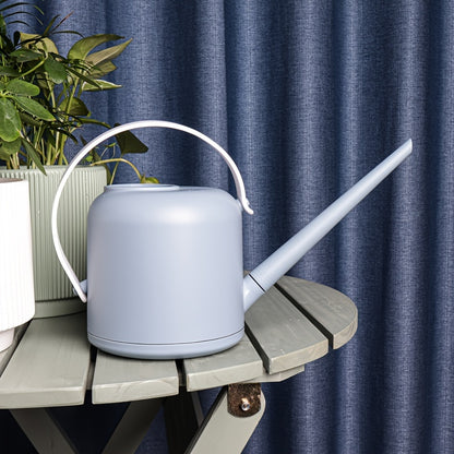 1pc Durable 1.7L Plastic Watering Can with Long Spout, Easy Pouring Plant Water Sprinkler for Potted Plants, Home Gardening Irrigation Tool with Handle, No Pressure Required