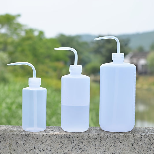 Durable Plastic Easy-Squeeze Watering Can Set - Curved Spout for Succulents & Potted Plants
