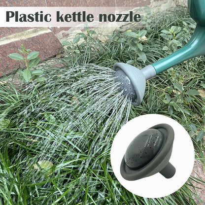 Green Plastic Watering Can with Rose Nozzle - Durable, Universal Garden Sprinkler Head for Plants and Flowers, Ideal for Home Gardening, Garden Watering Essentials | Modern Garden Can | Durable Plastic