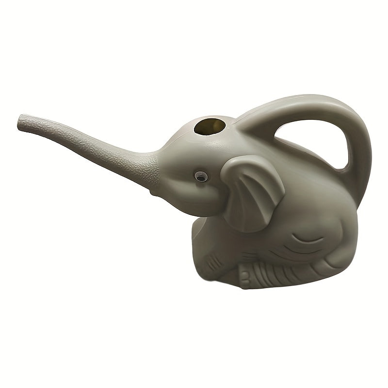 Durable Plastic Elephant-Shaped Watering Can - Charming Outdoor Irrigation Tool for Gardens, Home & Lawn Care