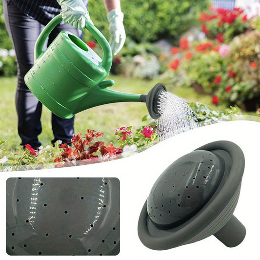 Green Plastic Watering Can with Rose Nozzle - Durable, Universal Garden Sprinkler Head for Plants and Flowers, Ideal for Home Gardening, Garden Watering Essentials | Modern Garden Can | Durable Plastic
