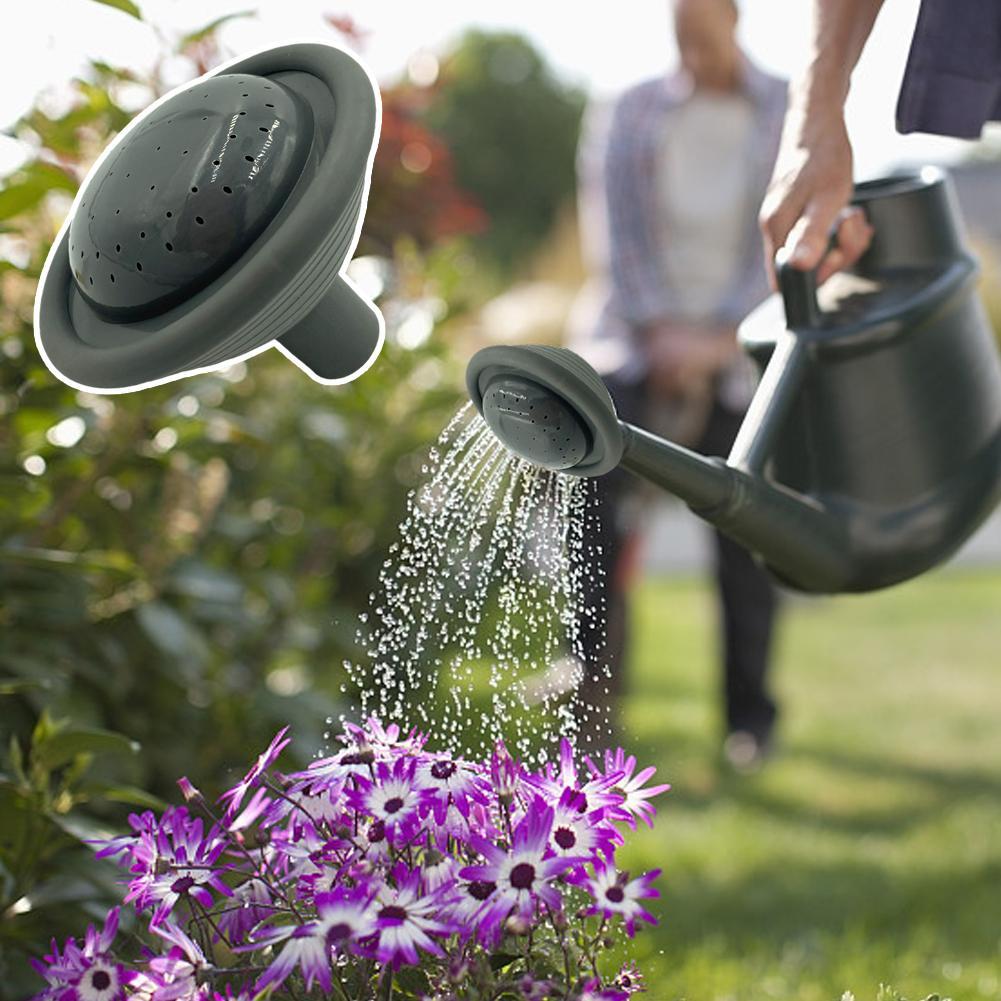 Green Plastic Watering Can with Rose Nozzle - Durable, Universal Garden Sprinkler Head for Plants and Flowers, Ideal for Home Gardening, Garden Watering Essentials | Modern Garden Can | Durable Plastic