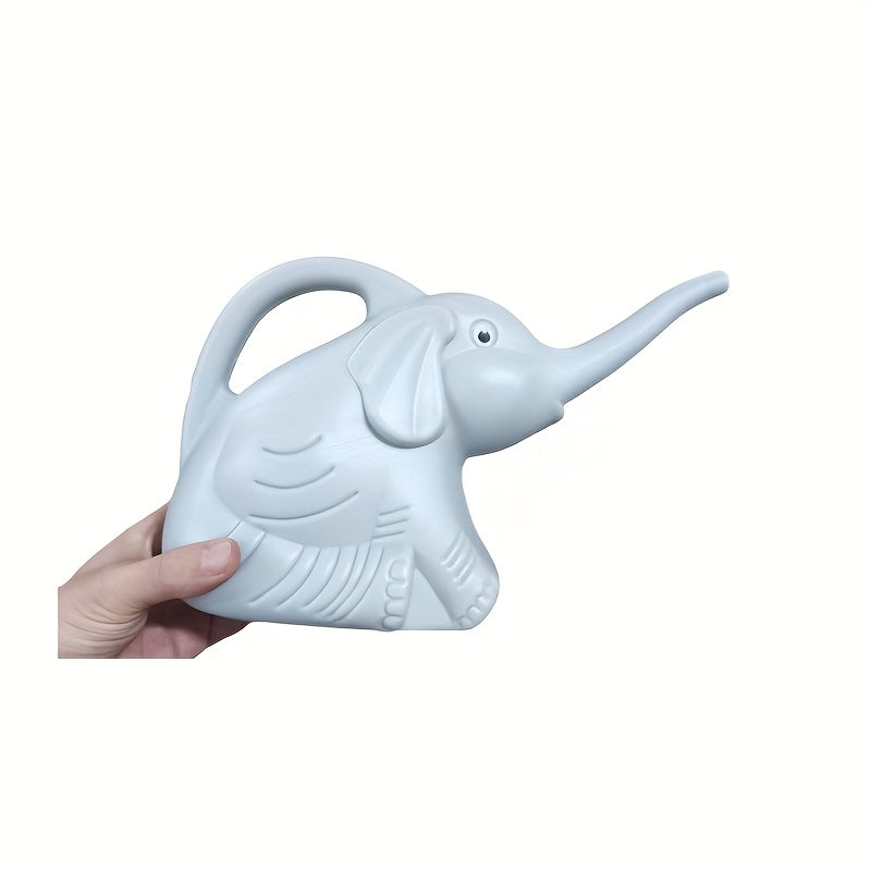 Durable Plastic Elephant-Shaped Watering Can - Charming Outdoor Irrigation Tool for Gardens, Home & Lawn Care