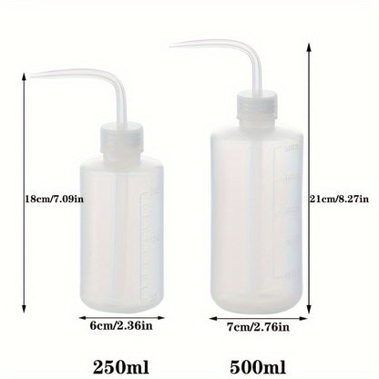 Durable Plastic Easy-Squeeze Watering Can Set - Curved Spout for Succulents & Potted Plants