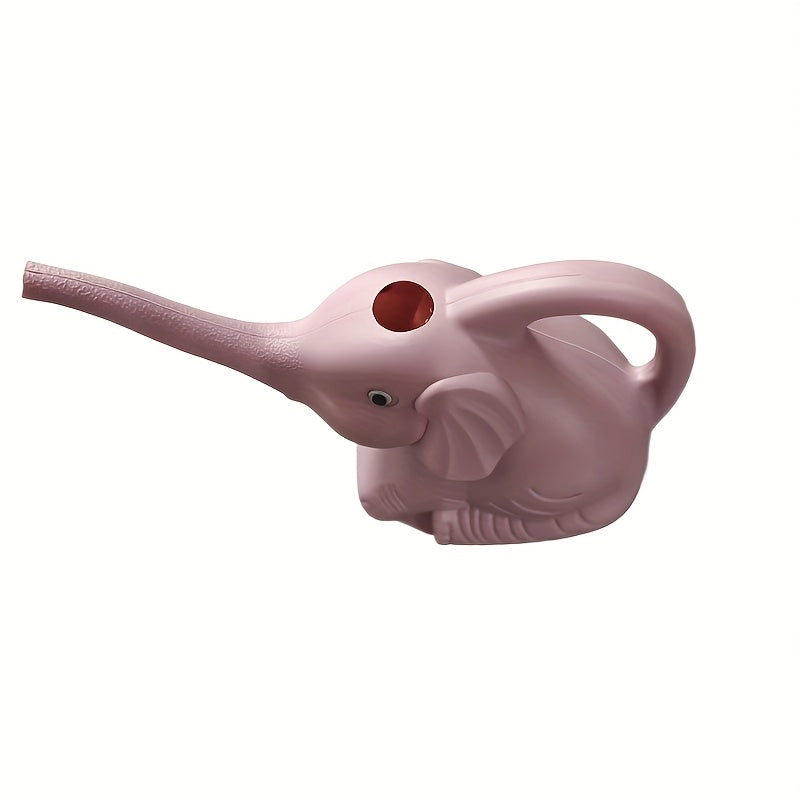 Durable Plastic Elephant-Shaped Watering Can - Charming Outdoor Irrigation Tool for Gardens, Home & Lawn Care