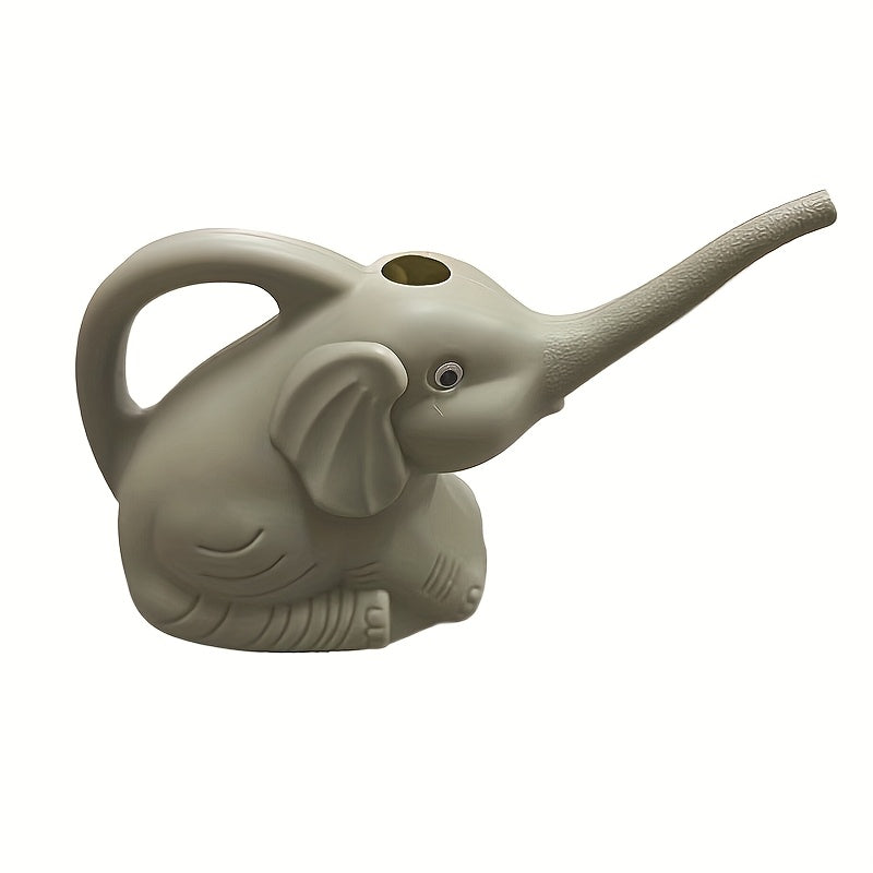 Durable Plastic Elephant-Shaped Watering Can - Charming Outdoor Irrigation Tool for Gardens, Home & Lawn Care